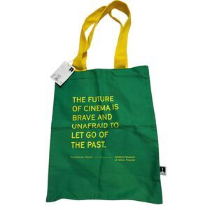 Academy Museum Of Motion Pictures Collectible Cinema Green Yellow Tote Bag